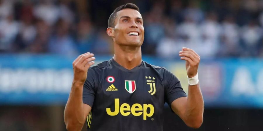 Cristiano Ronaldo im Dress seines neuen Clubs Juventus Turin.