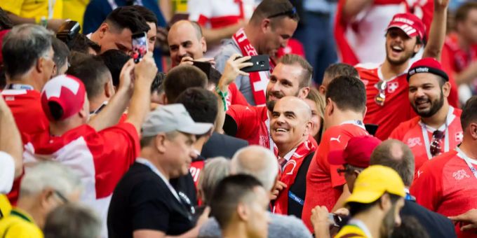 Auf Twitter - Die Schweiz feiert das 1:1 gegen Brasilien