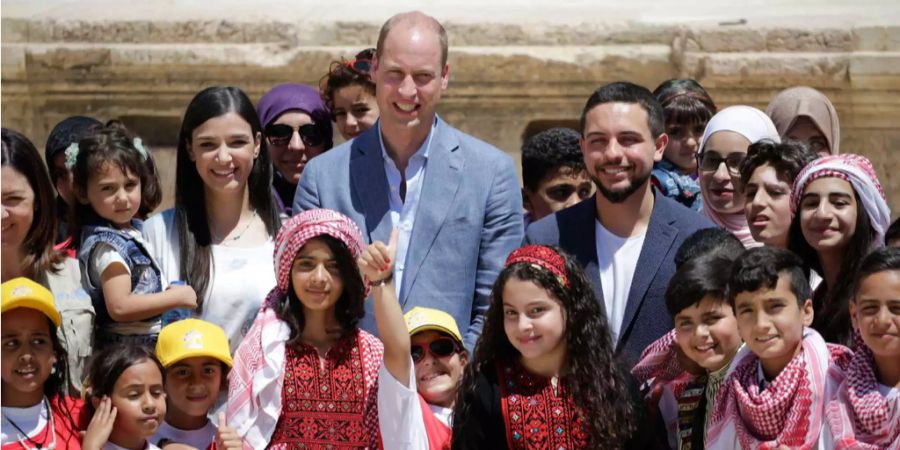 William besuchte in Jordanien syrische Flüchtlinge.