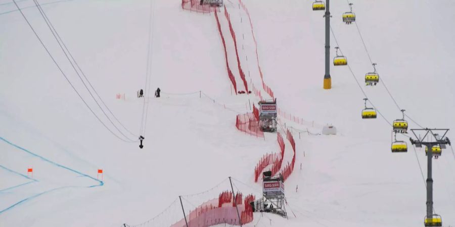 An der Ski WM 2017 in St. Moritz kam es zu einem Zwischenfall mit einer Seilbahnkamera.