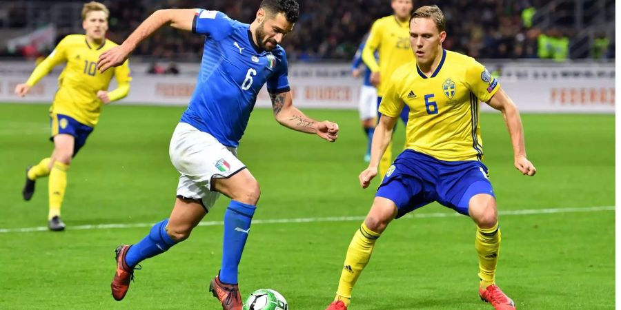 Candreva und seine Italiener scheitern an Schweden.