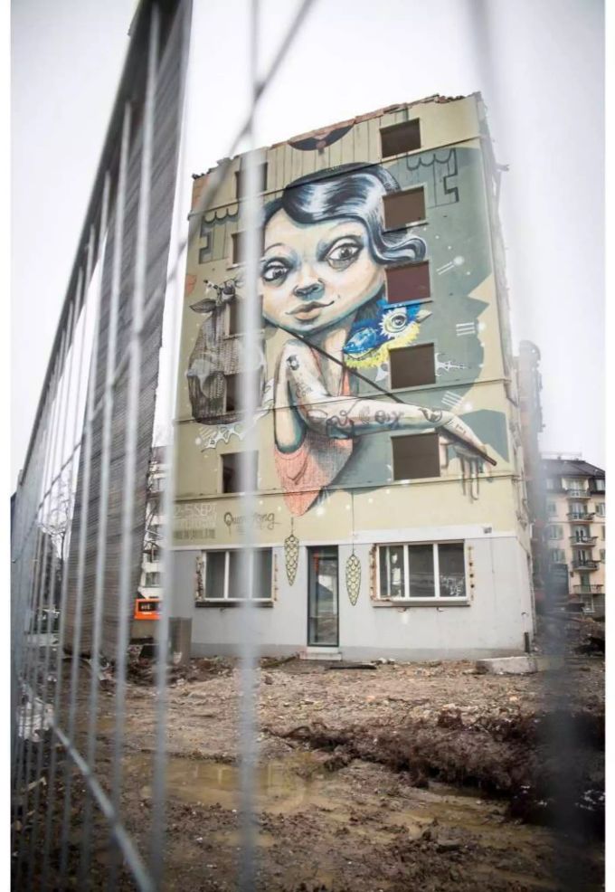 ComicFestival Fumetto StreetArtKünstler bemalt Stadt Luzern