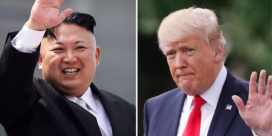 Kim Jong Un und Donald Trump treffen sich nächsten Dienstag.