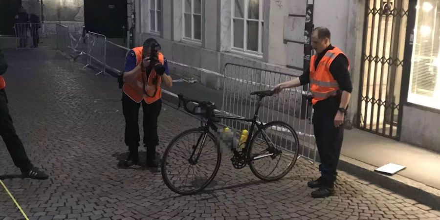 Bereits am Freitag hatte sich in der Altstadt von Solothurn ein Velo-Unfall ereignet.