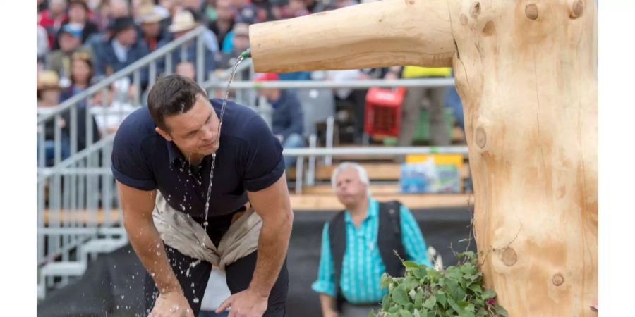 Matthias Siegenthaler vor dem ersten Gang.