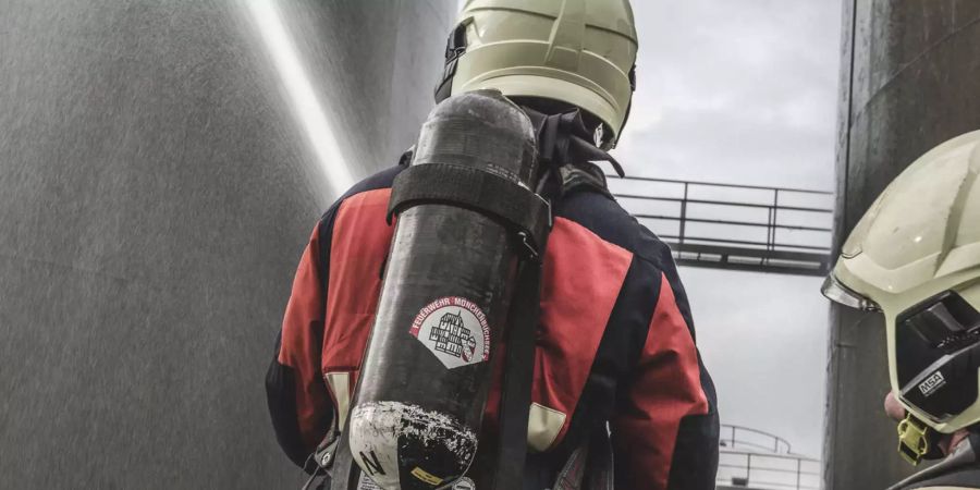 Feuerwehrübung der Berufsfeuerwehr Bern
