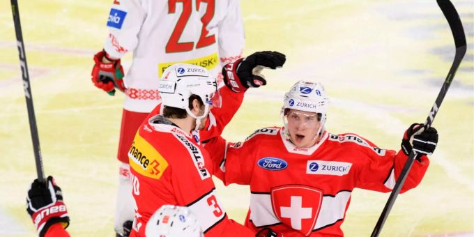 Die Schweizer gewinnen auch das zweite Testspiel gegen Weissrussland. Die Schweizer gewinnen auch das zweite Testspiel gegen Weissrussland.