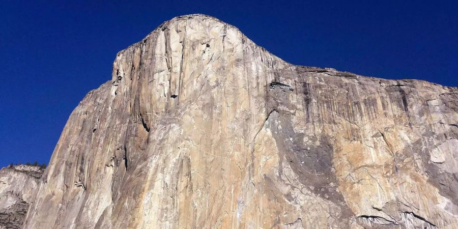 An dieser gewaltigen Felswand im Yosemite Park verloren die zwei Bergsteuger ihr Leben.