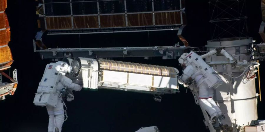 Kimbrough und Pesquet an der ISS