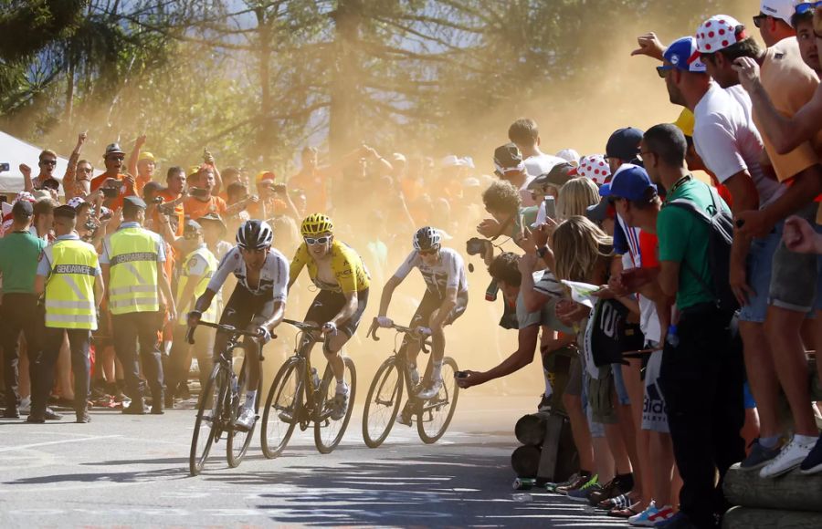 Kaum ein Aufstieg begeistert die Fans so sehr, wie der auf die Alpe d'Huez.