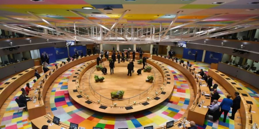 Sitzungssaal des EU-Gipfels