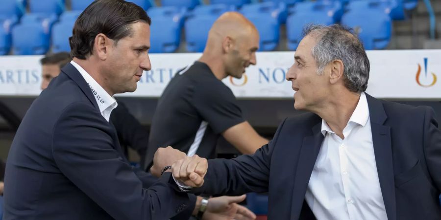 Die beiden Trainer Gerardo Seoane und Marcel Koller.