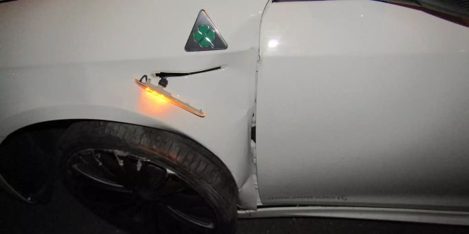 Beim Unfall wurde niemand verletzt. Verkehrsunfall