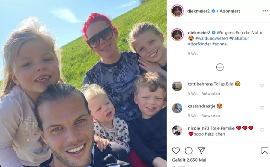 Der Familienvater spielt mittlerweile in der 2. Bundesliga.