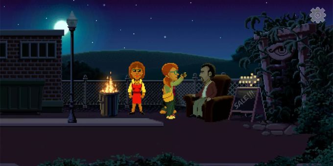 Ein Screenshot aus «Delores: A Thimbleweed Park Mini-Adventure». Thimbleweed Park