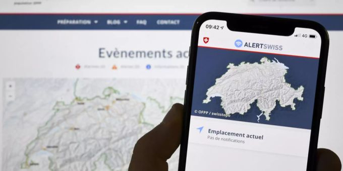 Die Tracing-App ist nicht die erste App des Bundes: Alert Swiss informiert über Katastrophen. Coronavirus Tracing App
