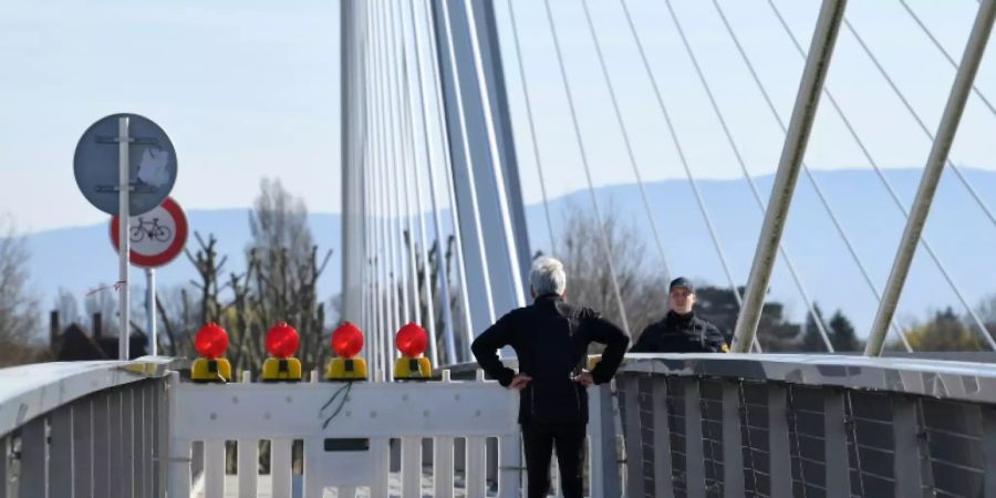 Grenzkontrolle zwischen Kehl und Strassburg