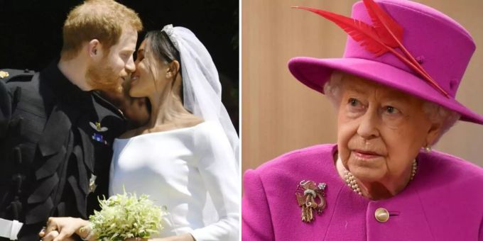 Wackel-Start - Die Queen und Meghan hatten schon am Hochzeitstag Streit