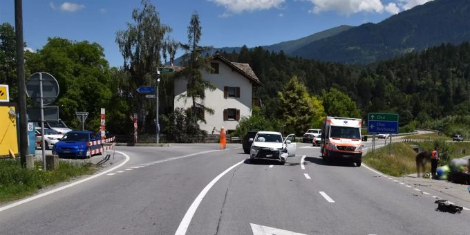 Verkehrsunfall in Bonaduz.