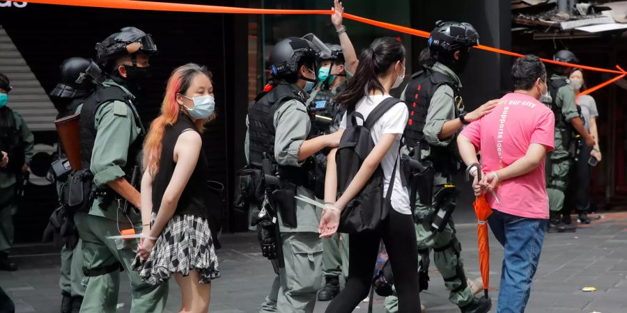 Proteste in Hongkong