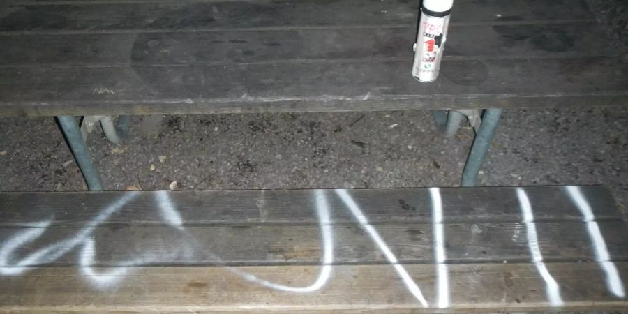 Durch die Sachbeschädigungen entstand Sachschaden