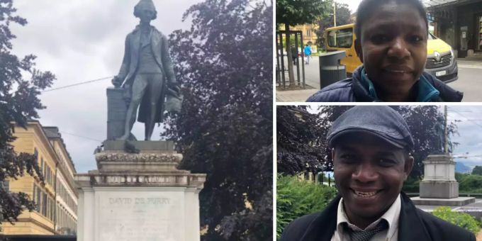 «Wohltäter» - Neuenburger stellen sich vor Sklavenhändler-Denkmal