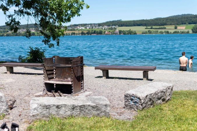 Die Grillstelle in Beinwil am See.