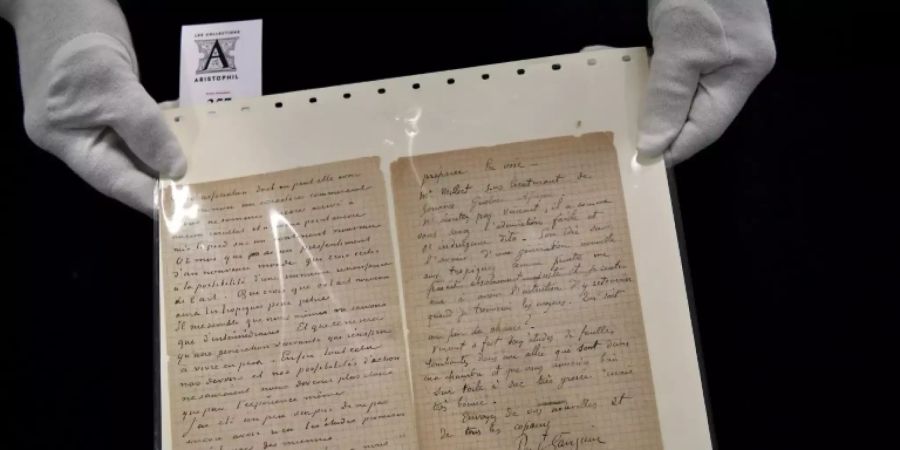 Van Gogh und Gauguin verfassten den Brief im November 1888 an den Künstler Emile Bernard