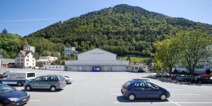 Die Stadthalle in Chur (Archivbild) Stadthalle chur
