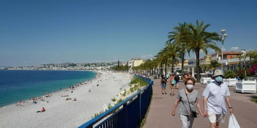 Strand in Nizza