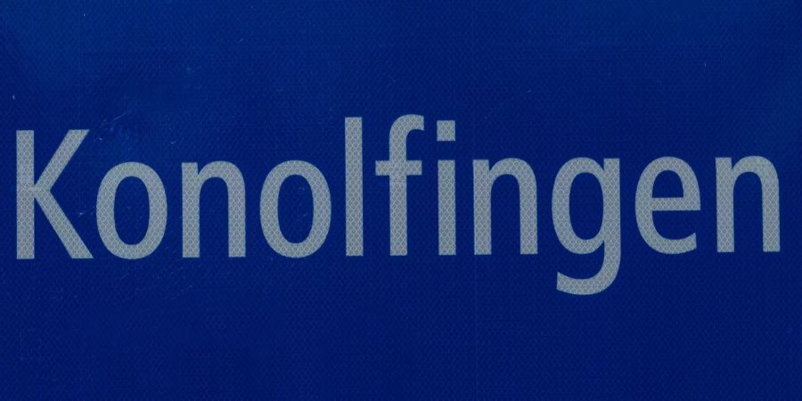 Ortsschild von Konolfingen.