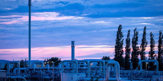 Die Gasempfangsstation der Ostseepipeline Nord Stream 1 in Lubmin. gas