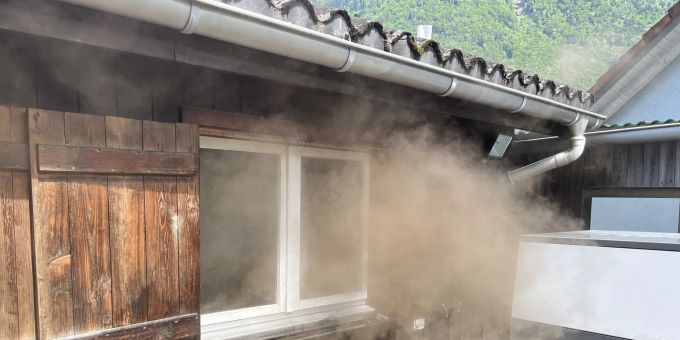Werkstatt in Schänis SG gerät in Brand. Schänis SG