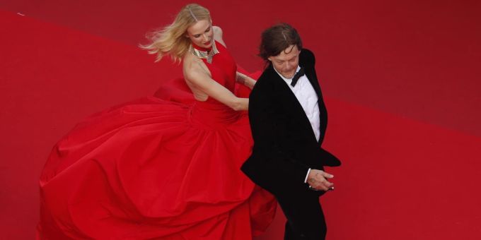 Norman Reedus und Diane Kruger legen einen Glamour-Auftritt in Cannes hin. Norman Reedus und Diane Kruger