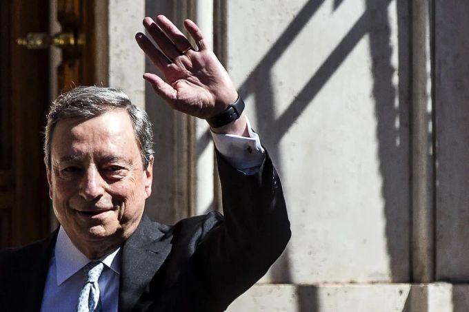 Ministerpräsident Mario Draghi Italien
