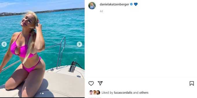 Daniela Katzenberger geniesst den Sommer aktuell mit fünf Kilo weniger. Daniela Katzenberger