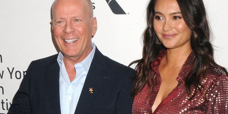 Bruce Willis mit seiner Ehefrau Emma im Jahr 2019 in New York.