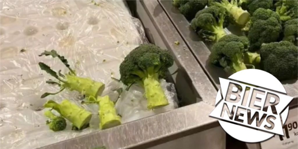 Australier brechen im Supermarkt BrokkoliStiel ab