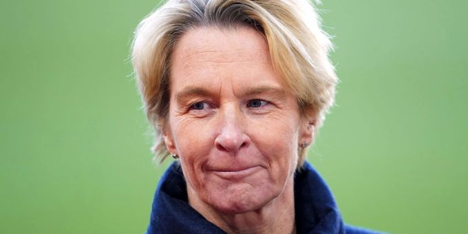 Stellt keine Forderungen nach einer gleichen Bezahlung für die deutsche Fussballerinnen wie für die Männer: Martina Voss-Tecklenburg. Stellt keine Forderungen nach einer gleichen Bezahlung für die deutsche Fussballerinnen wie für die Männer: Martina Voss-Tecklenburg.