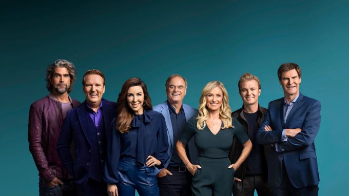 Judith Williams, Carsten Maschmeyer, Dagmar Wöhrl, Ralf Dümmel, Nico Rosberg, Nils Glagau und Dr. Georg Kofler. Höhle der Löwen