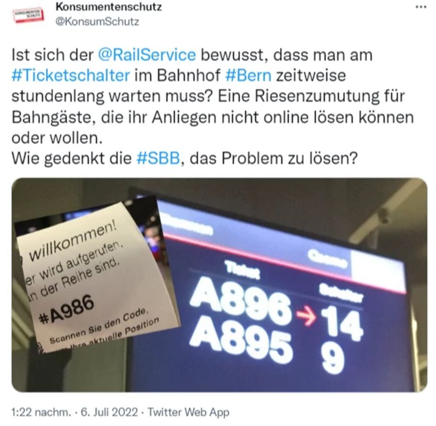 SBB Konsumentenschutz