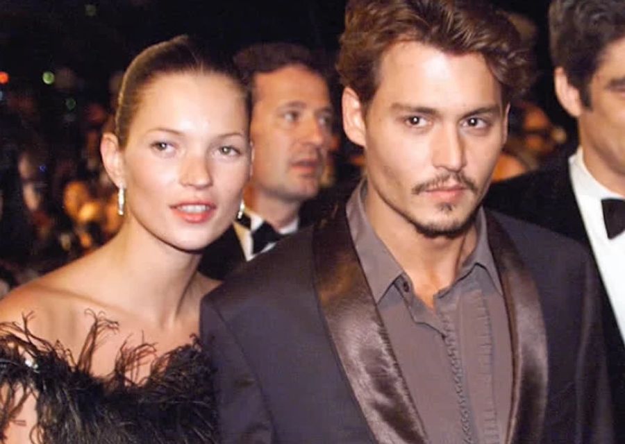 Jonny Depp mit Ex-Freundin Kate Moss.