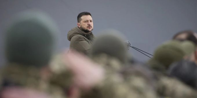 Der ukrainische Präsident plant den Ausbau der eigenen Rüstungsindustrie. (Archivbild)