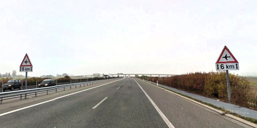 Autobahn A1 Payerne Luftwaffe