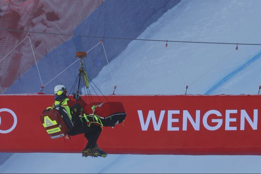 Der Norweger prallte Mitte Januar mit hoher Geschwindigkeit in die Fangnetze.