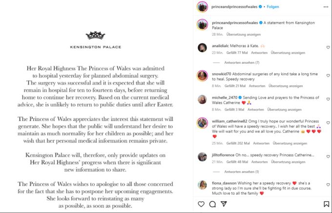 Statement kate