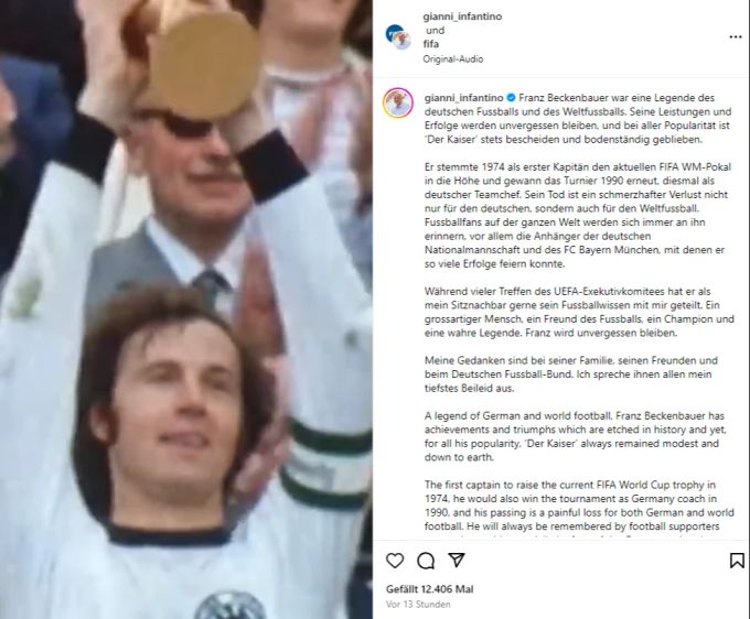 Franz Beckenbauer (†78)