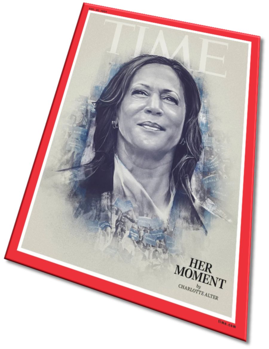 Kamala Harris Time Cover