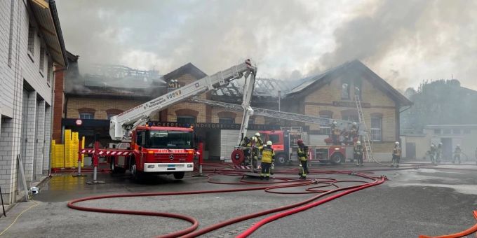 Hoher Sachschaden - Brand in Bäckerei Böhli in Appenzell AI