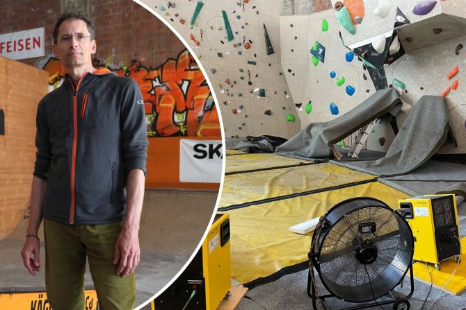 Alexander Troitzsch (Präsident der Genossenschaft Trendsporthalle Olten) und das Team der Trendsporthalle haben herausfordernde Zeiten hinter und vor sich.